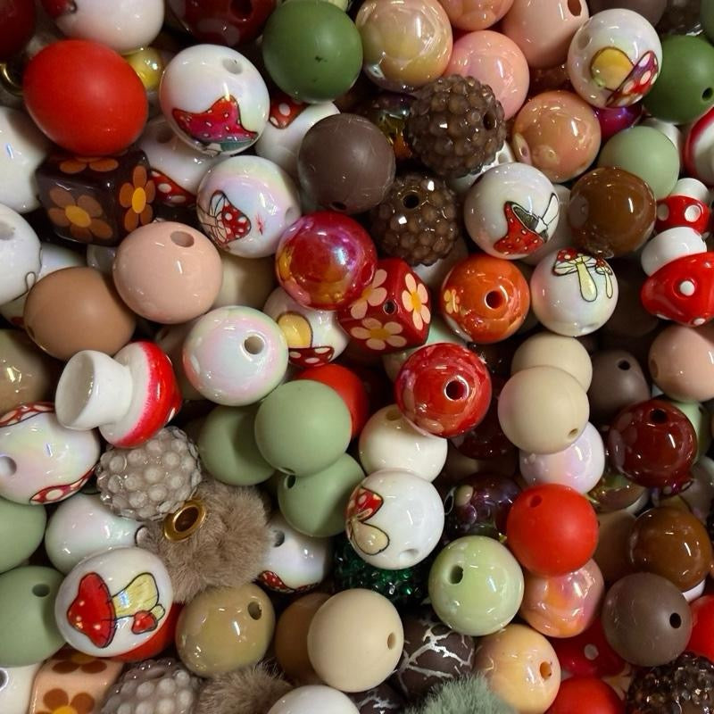 Mushroom Meadow Bead Mix 4oz