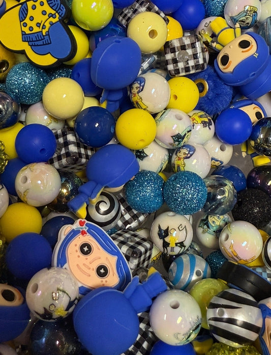 Button Eyes Bead Mix 4oz