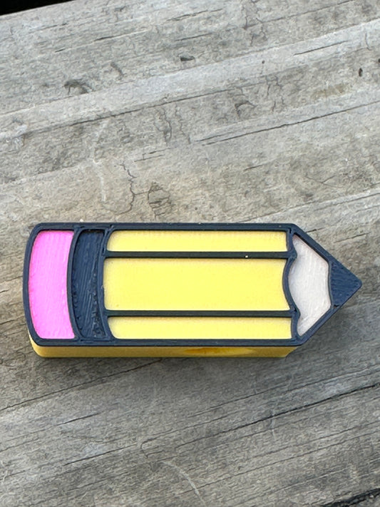 Pencil Straw Charm