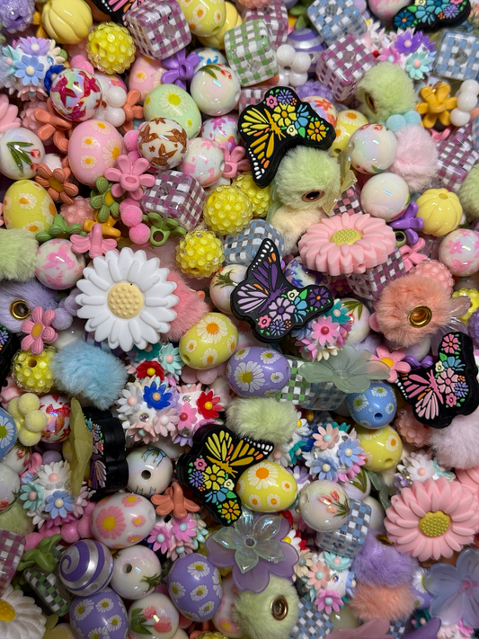 Butterfly Garden Party Bead Mix 4oz