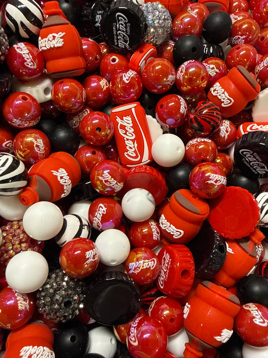 Cherry Cola Pop Bead Mix 4oz