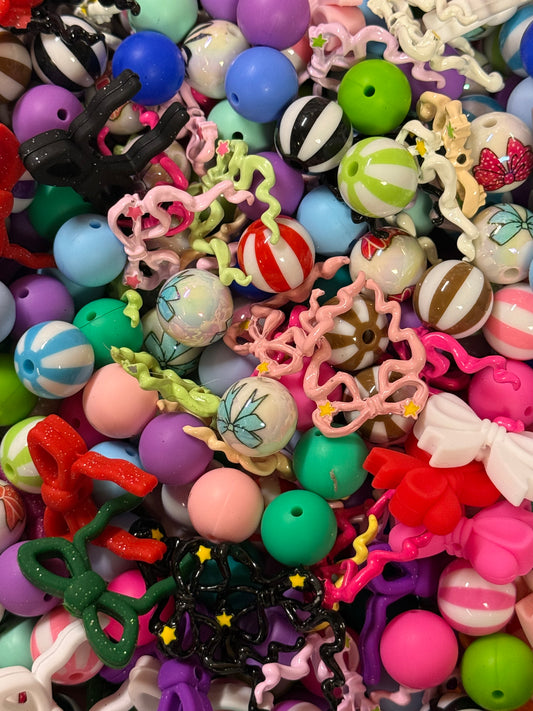 Bow Pop Party Bead Mix 4oz