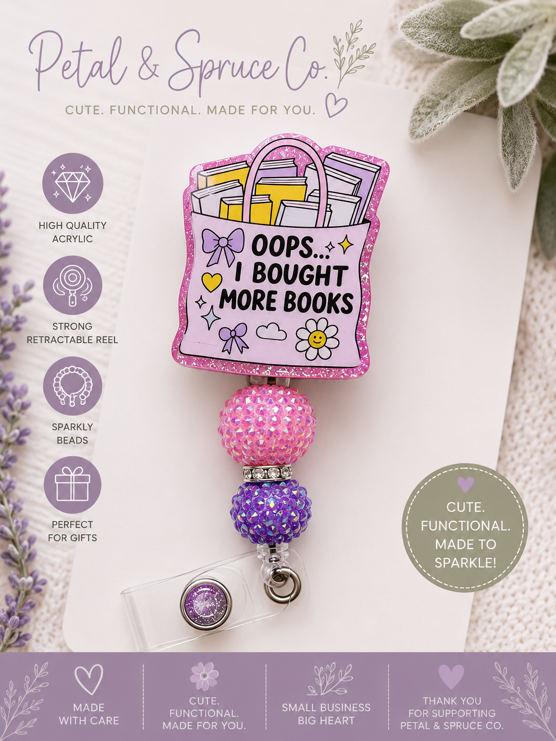 Oops… I Bought More Books Badge Reel